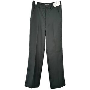 NWT Lemaire x Uniqlo U Dark Gray Twill Smooth Texture Wide Leg Trousers Pants